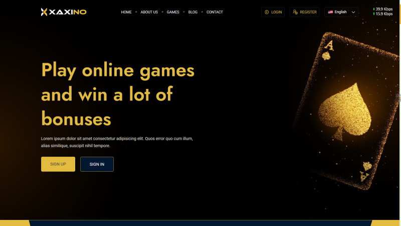 Xaxino - Ultimate Casino Platform PHP Script