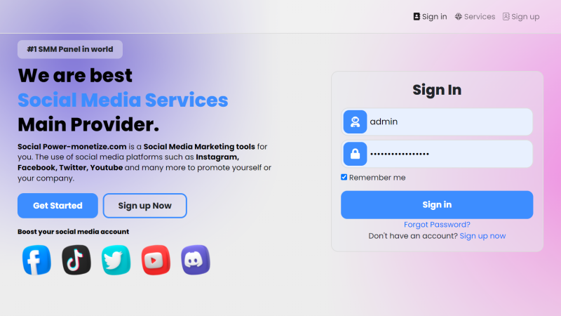 Best smm Pannel Script