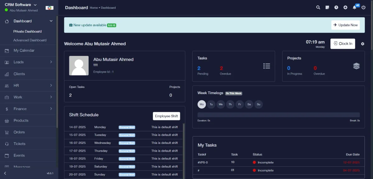 CRM Software Script (PHP) | কাস্টমার ম্যানেজমেন্ট ও বিক্রয় ট্র্যাকিংয়ের জন্য আধুনিক সিআরএম সফটওয়্যার